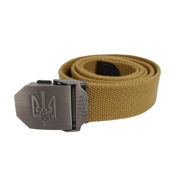 Ремінь тактичний Слава Україні Tactical Belt TY-6663 Койот - зображення 1