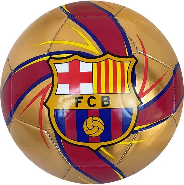 Футбольний м'яч Victoria FC Barcelona Star Gold Розмір 5 (8720153373531) - зображення 1