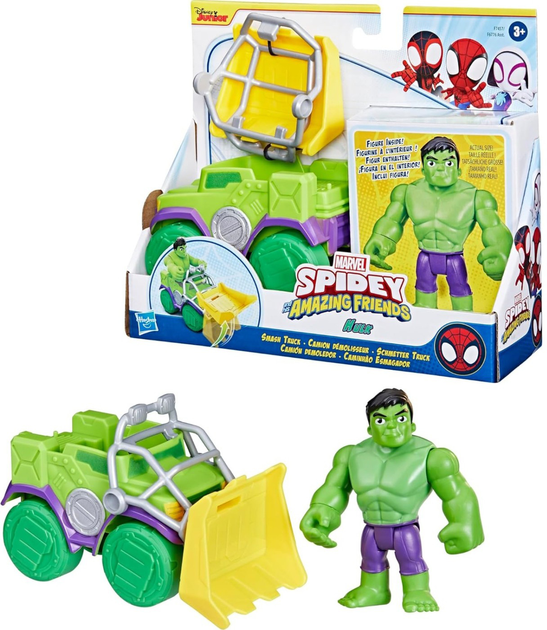 Zestaw do gry Hasbro Spidey i Super Kumple Hulk Truck (5010994192785) - obraz 2