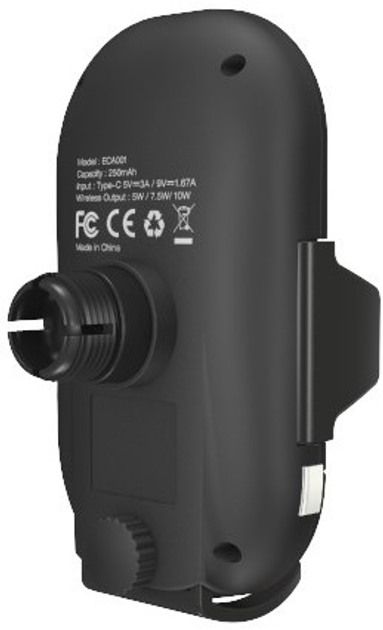 Автотримач для телефона Energizer ECA-001 Black - зображення 2
