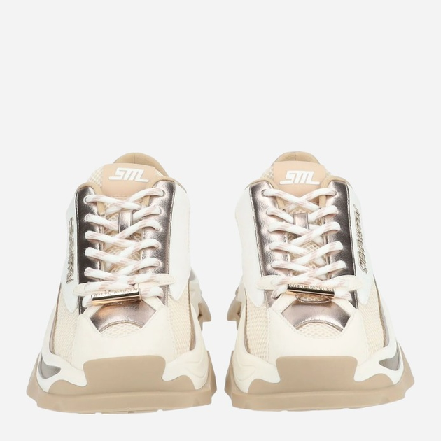 Жіночі снікери Steve Madden Zoomz SM11002327 40 Бежеві (8720857334210) - зображення 5