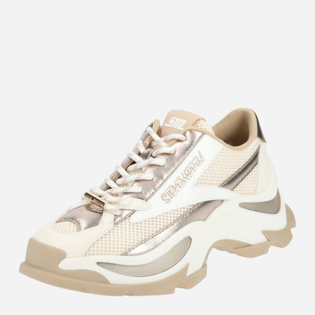 Жіночі снікери Steve Madden Zoomz SM11002327 41 Бежеві (8720857334227) - зображення 4