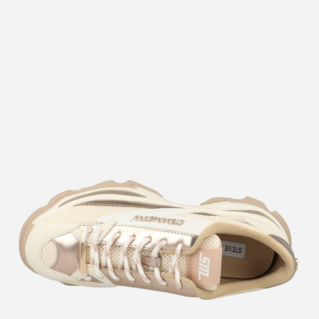 Жіночі снікери Steve Madden Zoomz SM11002327 41 Бежеві (8720857334227) - зображення 7