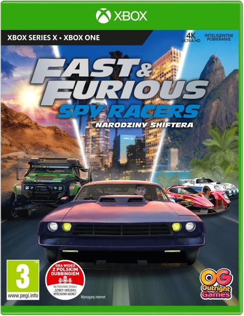 Gra XOne/XSX Fast and Furious Spy Racers: Rise of Sh1ft3r (Blu-Ray) (5060528036511) - obraz 1