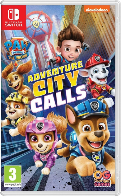 Гра Nintendo Switch Paw Patrol: Adventure City Calls (Електронний ключ) (5060528037792) - зображення 1