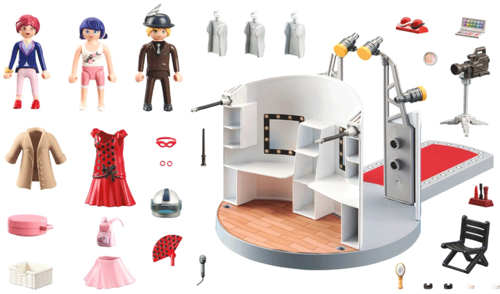 Набір фігурок Playmobil Miraculous Gabriel's Fashion Show 66 предметів (4008789713353) - зображення 2