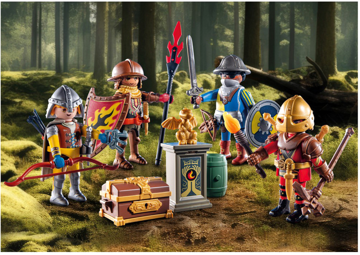 Набір фігурок Playmobil My Knights of Novelmore 45 предметів (4008789714879) - зображення 4
