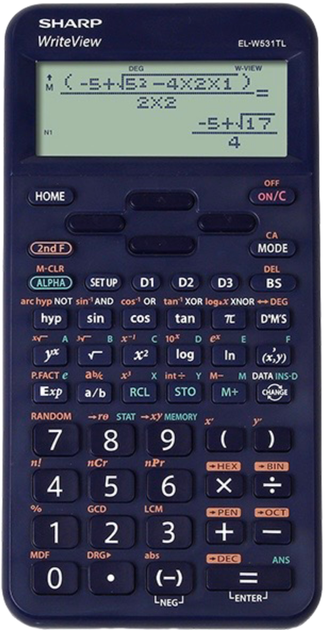 Kalkulator Sharp Scientific 420 Niebieski (SH-ELW531TLBBL-EU) - obraz 1