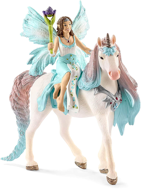 Набір фігурок Schleich Fairy Eyela With Princess Unicorn 3 шт (4059433573816) - зображення 2