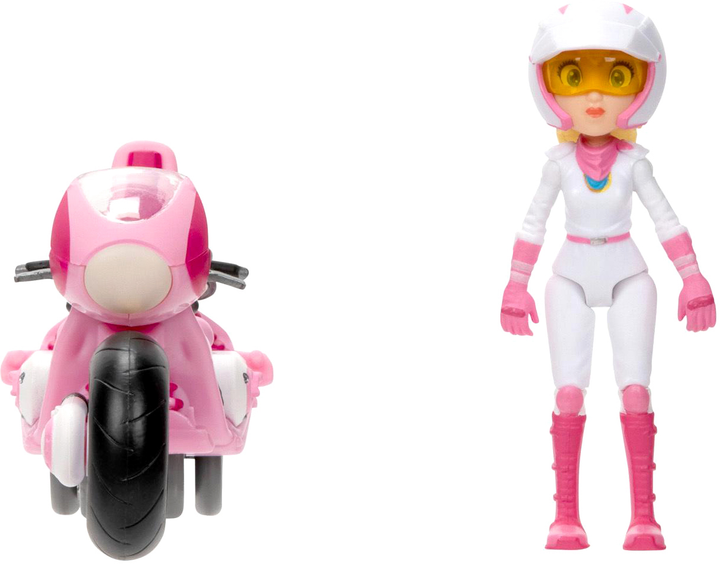 Figurka Jakks Pacific Sherwood Super Mario Movie Peach With Kart 6 cm (0192995417694) - obraz 3