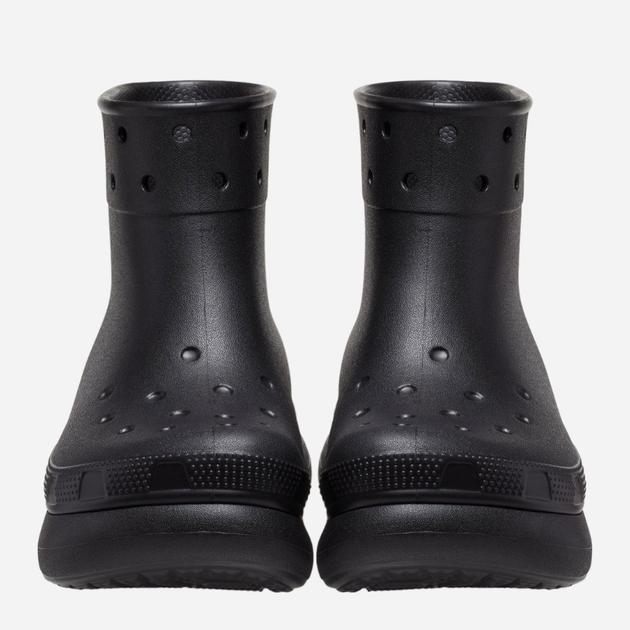 Жіночі гумові чоботи низькі Crocs Classic Crush Rain Boot 207946-BLK 36-37 Чорні (196265150496) - зображення 5