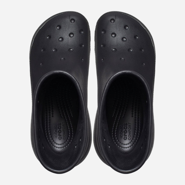 Kalosze damskie krótkie Crocs Classic Crush Rain Boot 207946-BLK 38-39 Czarne (196265156719) - obraz 7