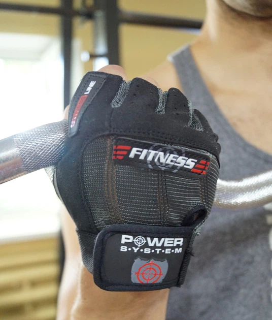 Перчатки для фітнесу Power System PS-2300 Fitness Grey/Black M - Фото 13 Перчатки для фітнесу Power System PS-2300 Fitness Grey/Black M - зображення 13