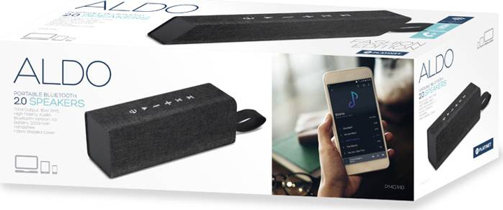 Głośnik przenośny Platinet Bluetooth 4.0 16W Stereo Aldo 44329 TE (PMG140) - obraz 3