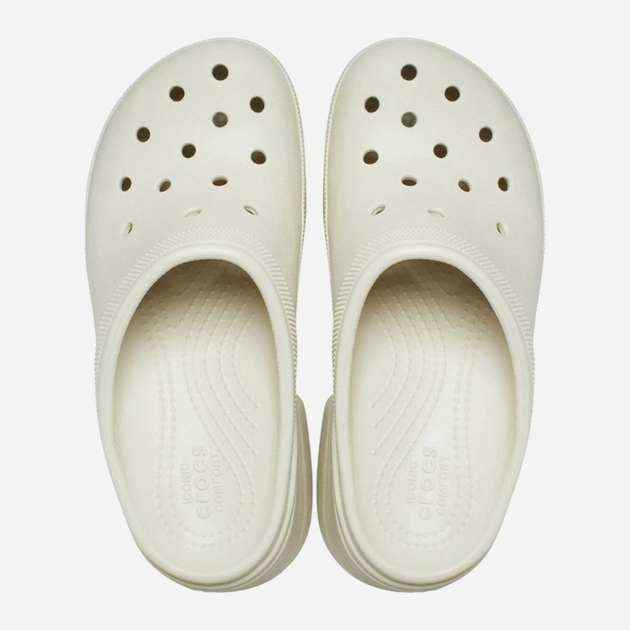 Chodaki damskie na obcasie Crocs Siren Clogs 208547-BONE 41-42 Kremowe (196265461707) - obraz 6