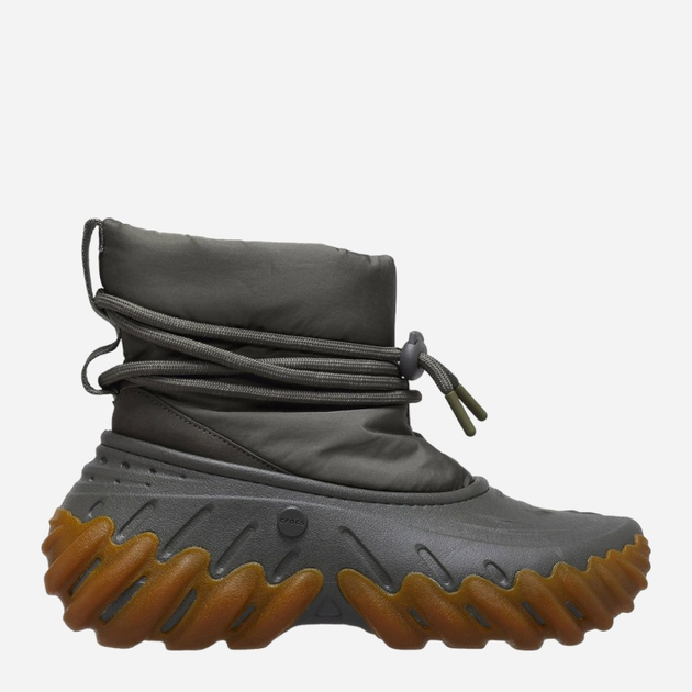 Жіночі дутики Crocs Echo Boot 208716-DUOV 38-39 Темно-оливкові (196265413454) - зображення 1