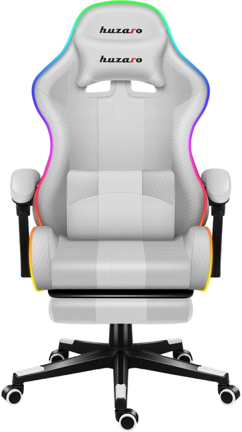 Fotel gamingowy Huzaro Force 4.7 RGB White - obraz 2