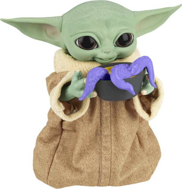 Figurka Hasbro Star Wars The Mandalorian Galactic Snackin Grogu 23 cm (5010993856909) - obraz 4