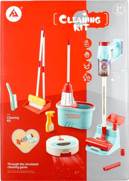 Zestaw do sprzątania Mega Creative Cleaning Kit 501145 (5904335846430) - obraz 1