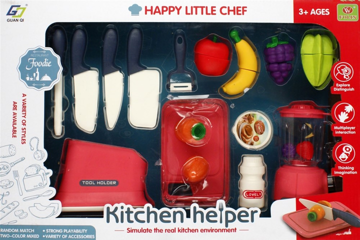 Zestaw kuchenny Mega Creative Happy Little Chef Kitchen Helper (5905523602869) - obraz 1
