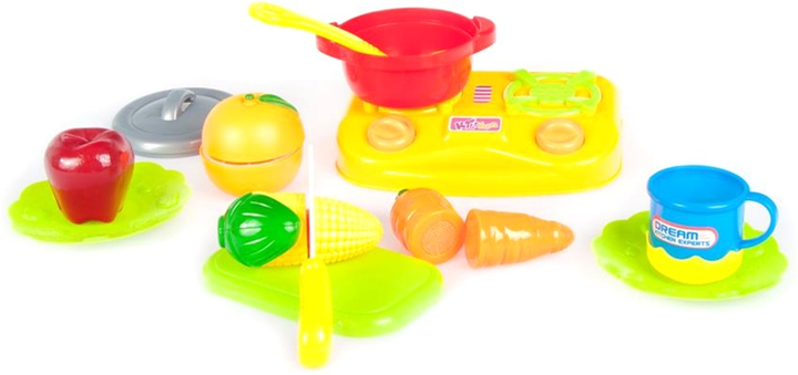 Zestaw warzywny do krojenia Mega Creative Kitchen w koszu (5903246489880) - obraz 3