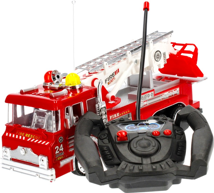 Wóz strażacki zdalnie sterowany Mega Creative Fire Truck Czerwony (5908275120827) - obraz 2