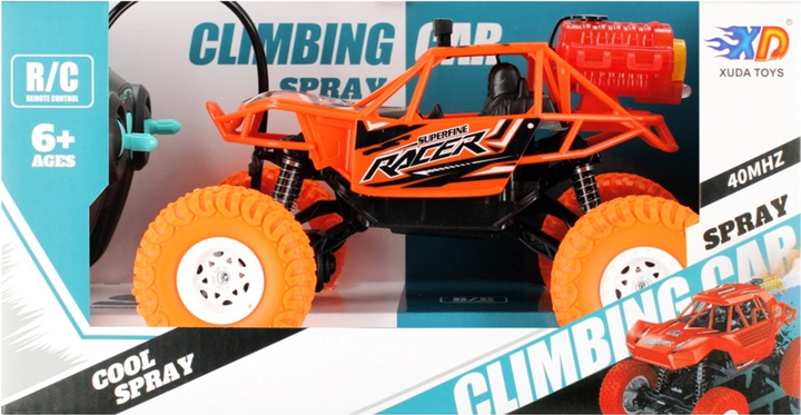 Позашляховик на радіокеруванні XUDA Toys Cool Spray Climbing Car Помаранчевий (5905523605211) - зображення 1