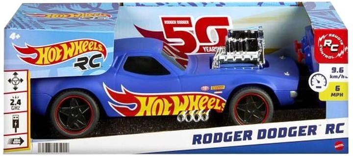Гоночний автомобіль на радіокеруванні Hot Wheels Race Rodger Dodger (0194735195909) - зображення 6