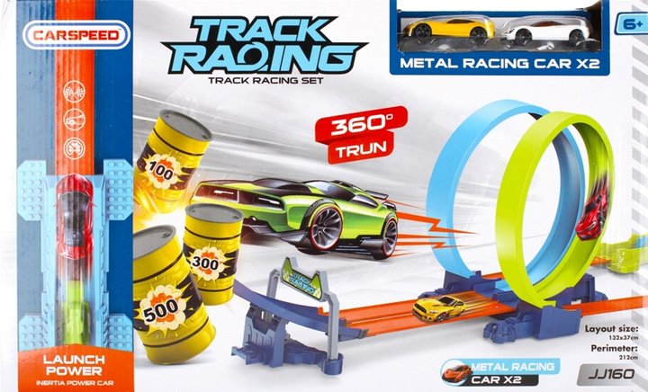 Автомобільний трек Mega Creative CarSpeed Track Racing з аксесуарами 502246 (5904335860627) - зображення 1
