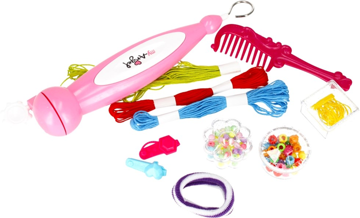 Zestaw piękności do zaplatania włosów Mega Creative Beader Braider Wonderful (5904335855876) - obraz 3