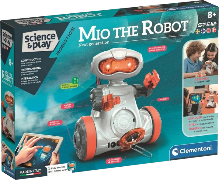 Робот Clementoni Science & Play Mio The Robot (8005125785414) - зображення 1
