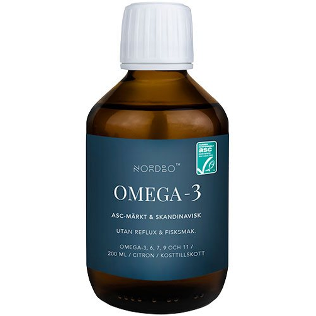 Suplement diety NORDBO Omega-3 ASC 200 ml (7350076867131) - obraz 2