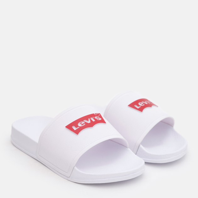 Детские шлепанцы для девочки Levi's Pool Tpr B VPOT0003S-0061 34 Белые ...