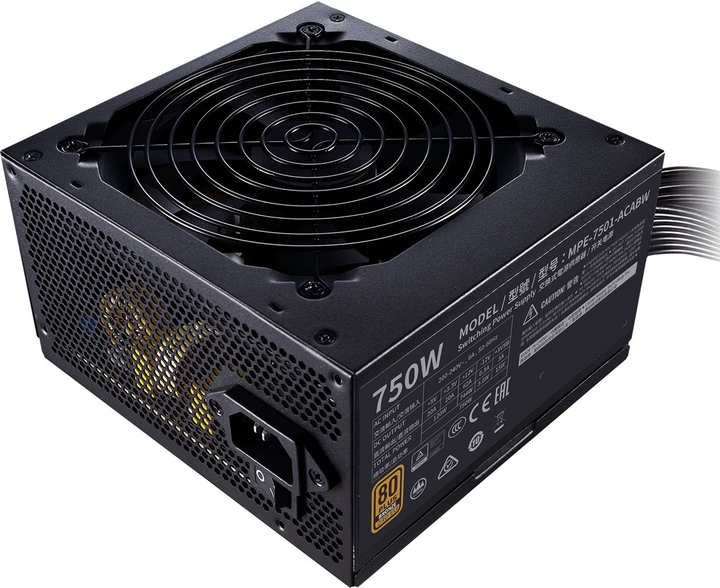 Блок питания Cooler Master MWE Bronze V2 80+ Bronze 750W (MPE-7501-ACABW-BEU) - изображение 3