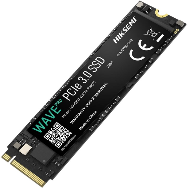 SSD диск Hiksemi WAVE Pro(P) 256GB M.2 2280 NVMe PCIe 3.0 x4 3D TLC (HS-SSD-WAVE Pro(P)(STD)/256G/PCIE3/WW) - зображення 2