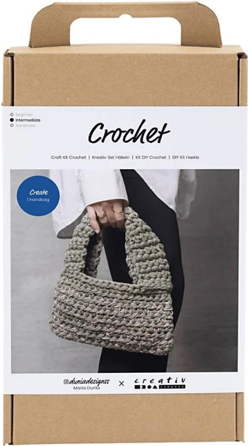 Zestaw do rękodzieła Creativ Company Craft Kit Crochet Chunky Bag do szydełkowania torebki (5712854697316) - obraz 1