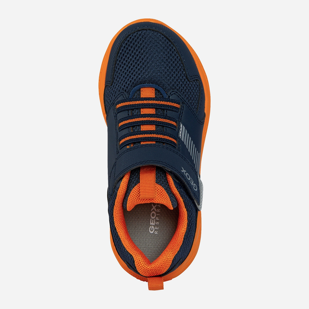 Buty sportowe chłopięce Geox J26GBA0CE14-C0659 35 Granatowy/Pomarańczowy (8050036982872) - obraz 4