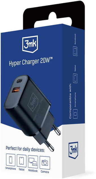 Ładowarka sieciowa 3MK Hyper Charger 20W Black (5903108541251) - obraz 12