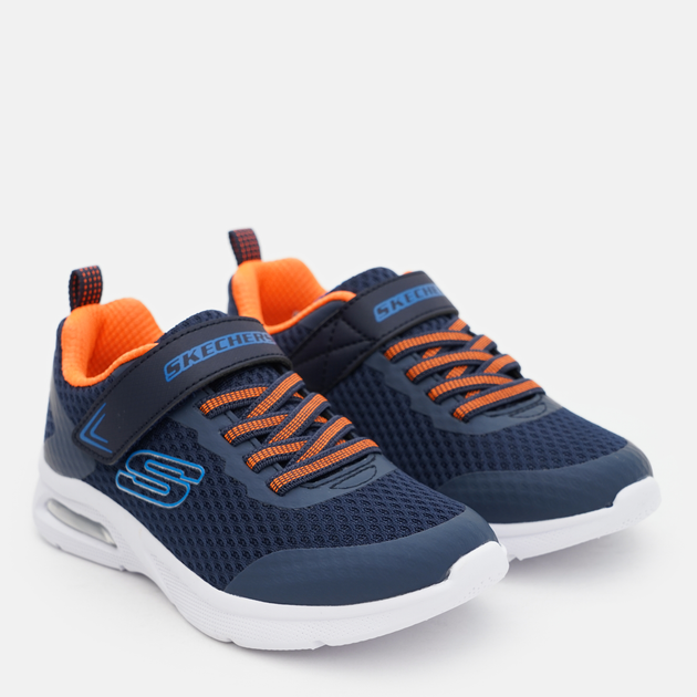 Детские кроссовки для мальчика Skechers Microspec Max 403818L NVOR 33.5 Синие (197627431482) 
