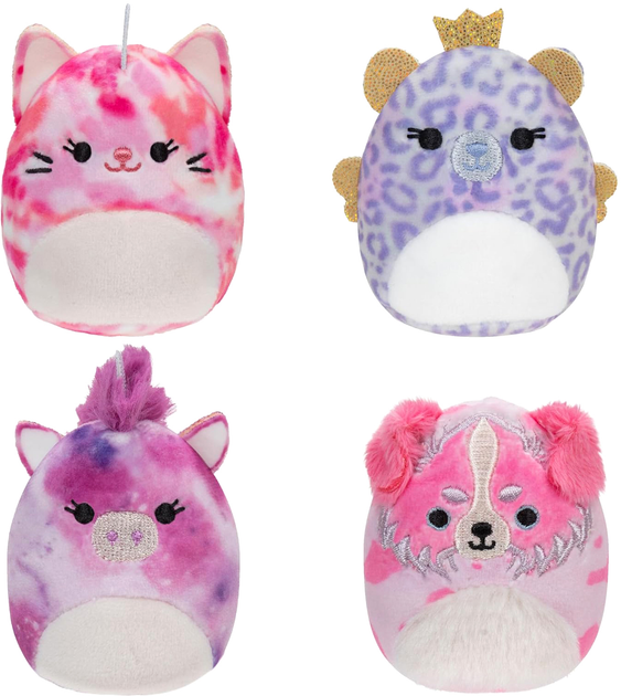 Zestaw maskotek Squishmallows Squishville Sleepover Squad 4 szt (0191726876960) - obraz 2