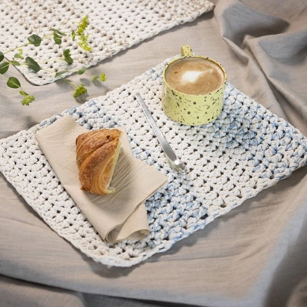 Набір для рукоділля Creativ Company Craft Kit Crochet Placemat Hat для в'язання сервірувальної серветки (5712854697279) - зображення 4