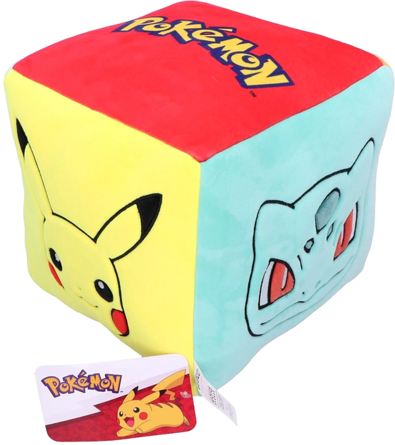 Подушка-іграшка Pokemon Starter Cube Cushion 25 см (0801269150877) - зображення 1