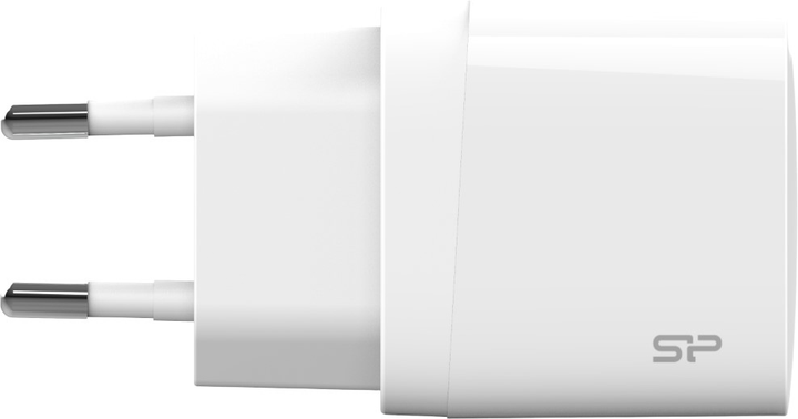 Ładowarka sieciowa Silicon Power Boost Charger QM10 Combo + Cable USB-C to Lightning 18W White (SP18WASYQM10L0CW) - obraz 6