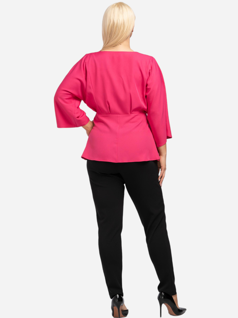 Блузка жіноча Karko B954 46 Яскраво-рожева (5903676006831) - зображення 2