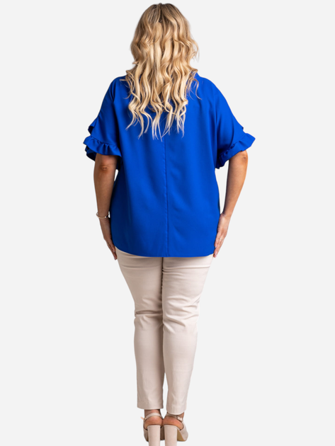 Блузка жіноча Karko BA017 38-40 Синя (5903676057307) - зображення 2