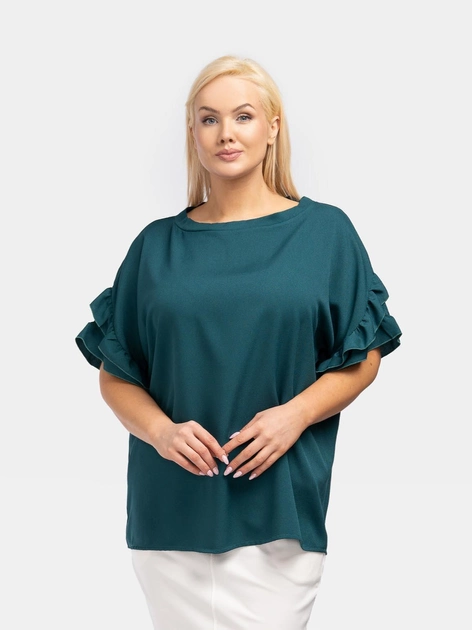 Блузка жіноча Karko BA018 46-48 Зелена (5903676057420) - зображення 1