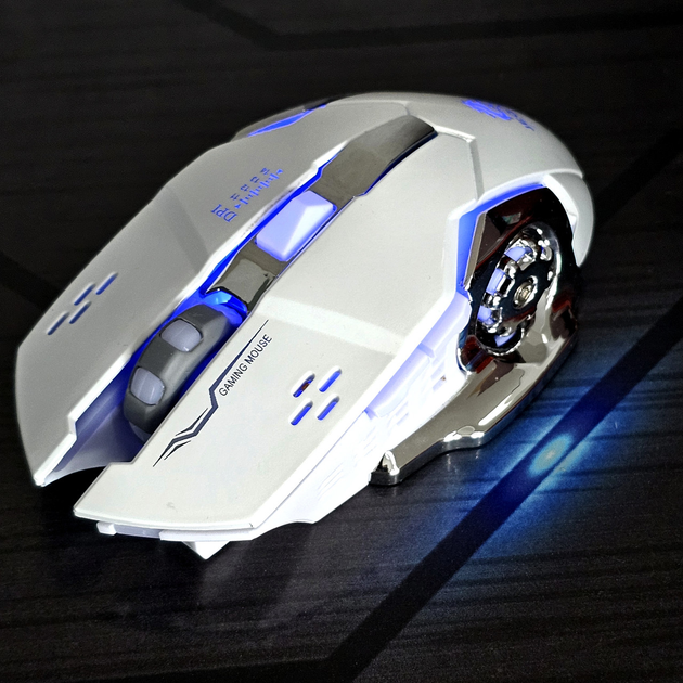 Компьютерная беспроводная игровая мышка JEQANG JW-220 с подсветкой, type-c зарядка - изображение 2
