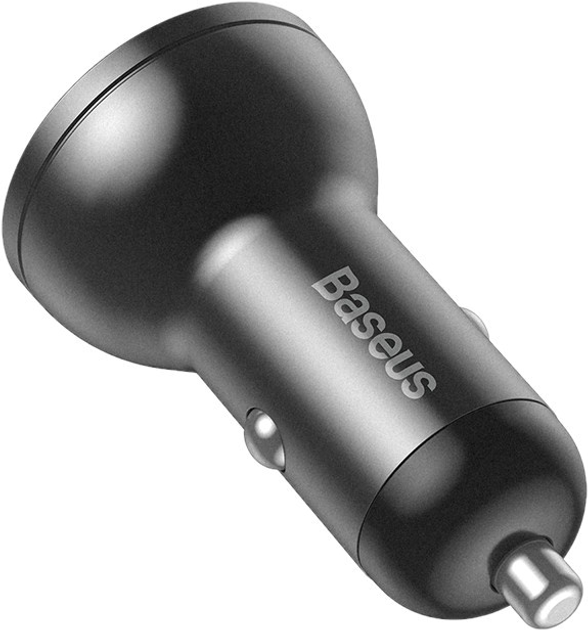 Ładowarka samochodowa Baseus Digital Display Dual Car Charger 24W Black (CCBX-0S) - obraz 5