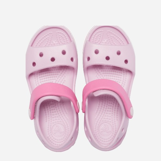 Sandały dziecięce dla dziewczynki Crocs CR12856-BAPK 24-25 C8 Różowe (191448657298) - obraz 3
