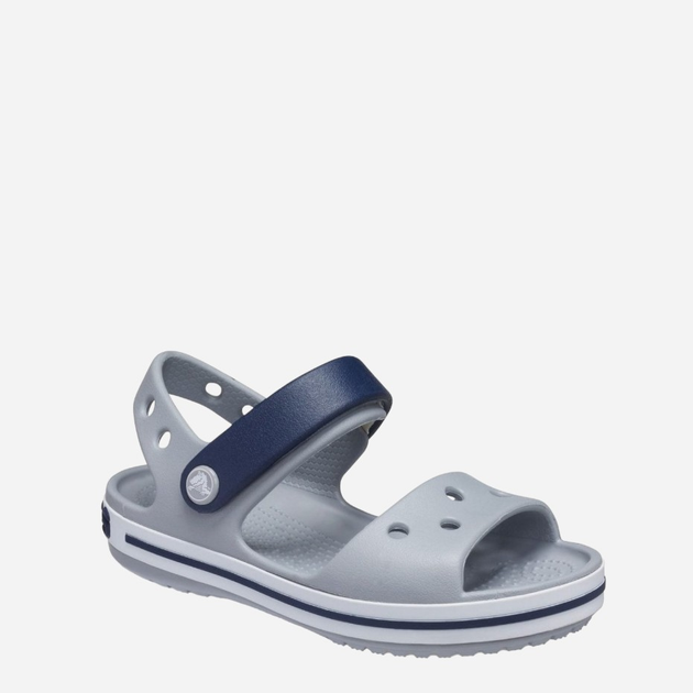 Дитячі сандалі для хлопчика Crocs CR12856-LGNA 32-33 J1 Сірі (191448656796) - зображення 2